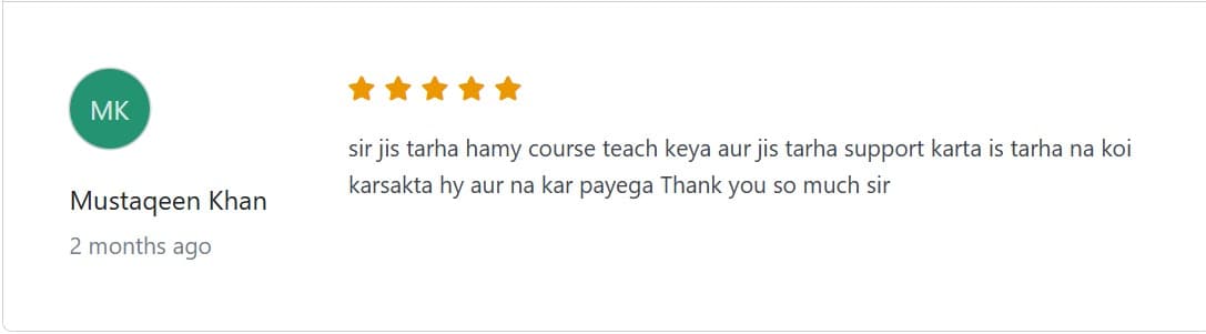 Student WhatsApp review 17