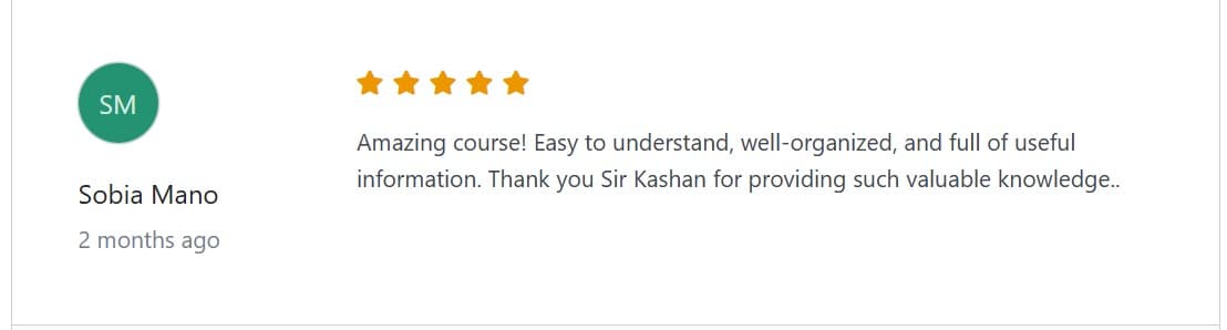 Student WhatsApp review 18